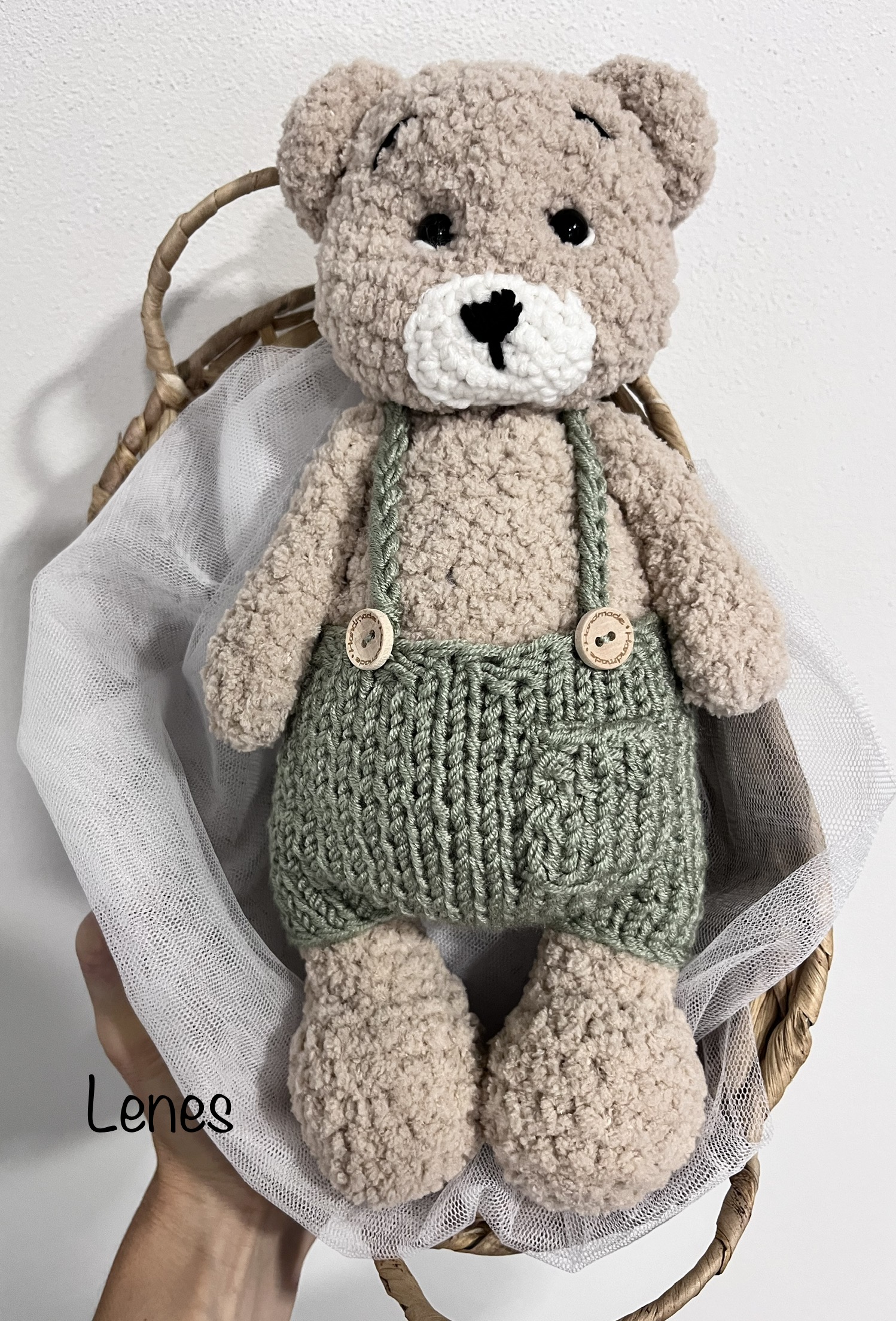 Háčkovaný medvídek