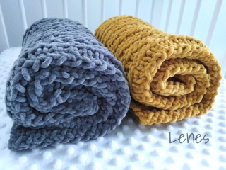 Ručně pletené deky, deka